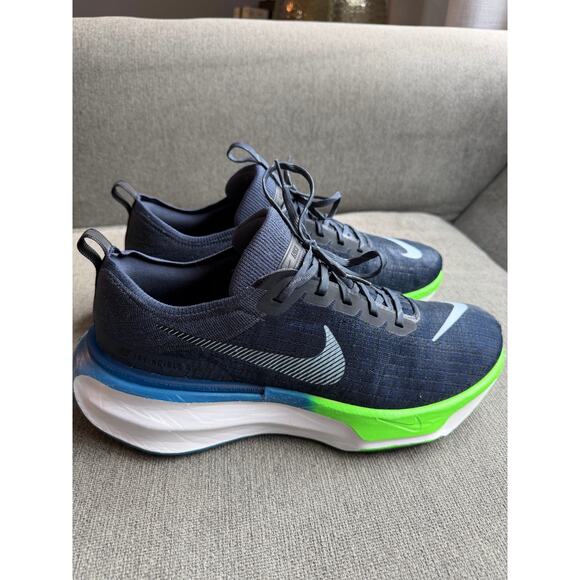 Nike ZoomX Invincible Run 3 Running Shoes Thunder Blue/Black Mens 14 DR2615-403